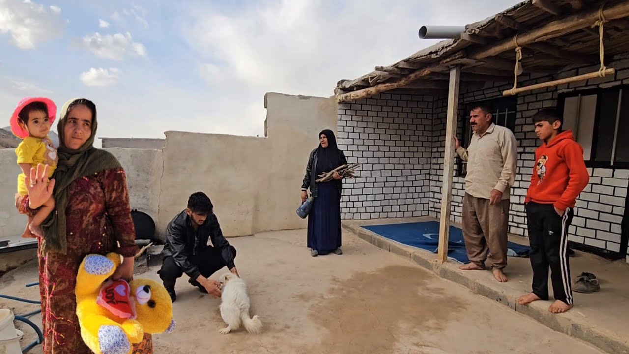 Ramadan in Service: Javad's Passionate Effort to Plumb Baqir's Nomadic Home🥰❤️‍🩹😭