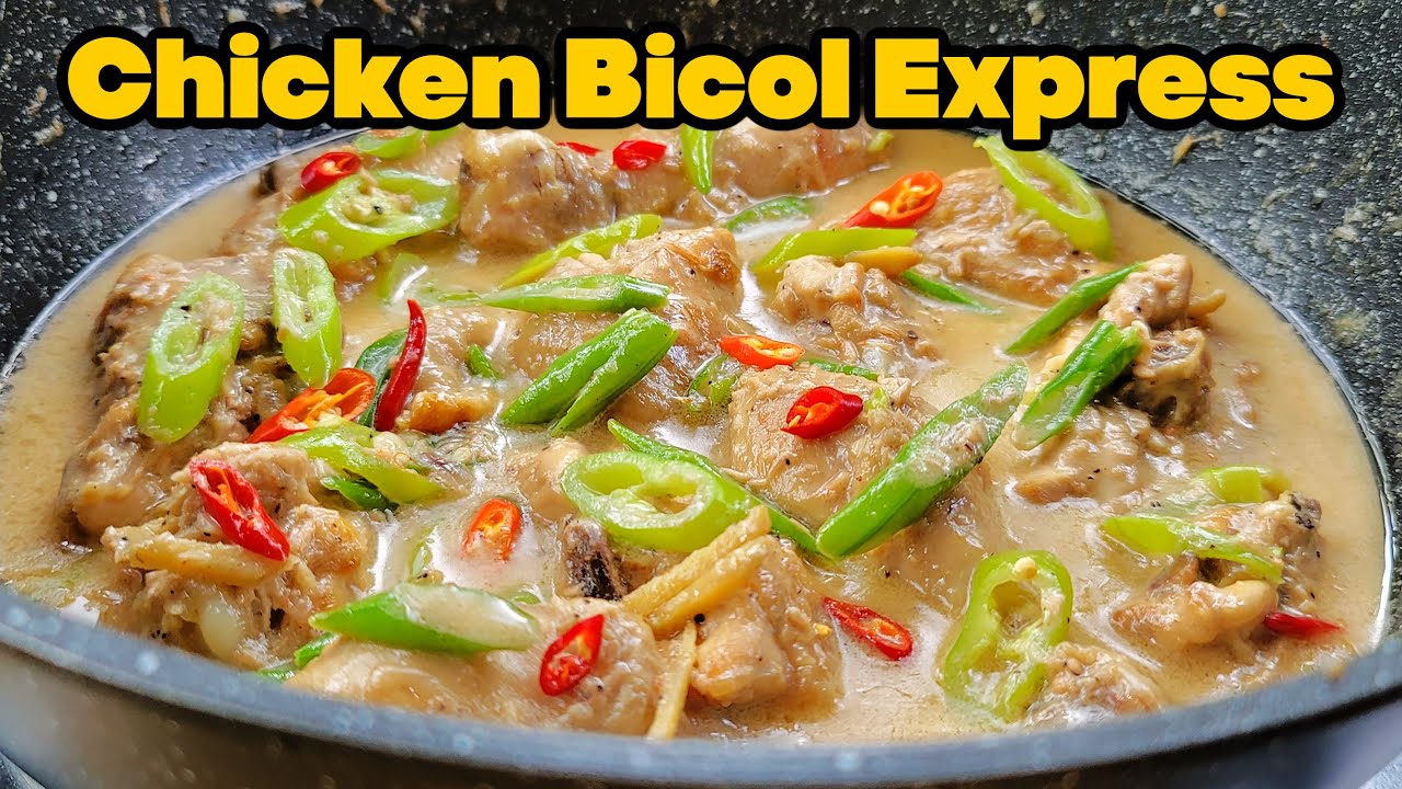 Try This Amazing Spicy Chicken Bikol Express For Your next Party!! Your Guest Will Love It!!