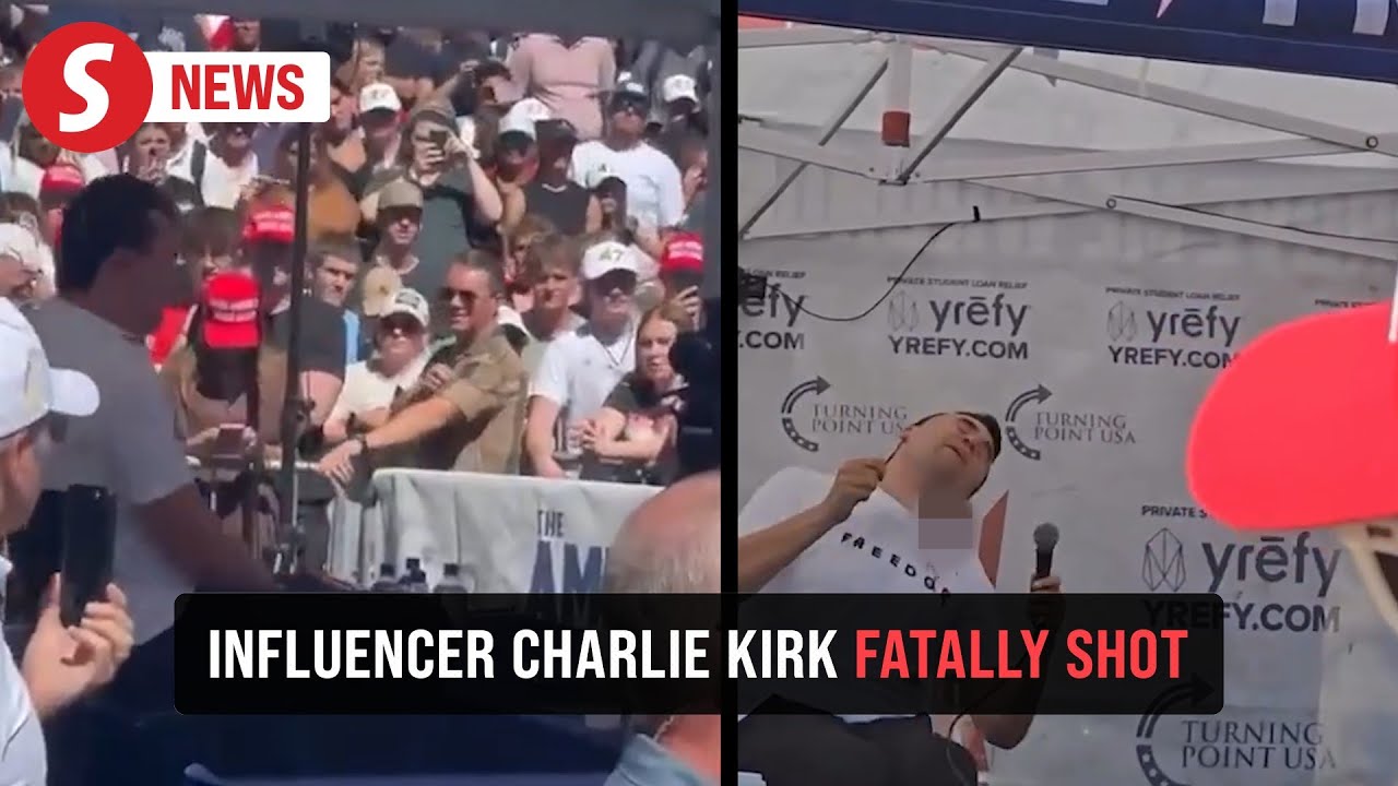 Conservative influencer Charlie Kirk shot dead at Utah university event