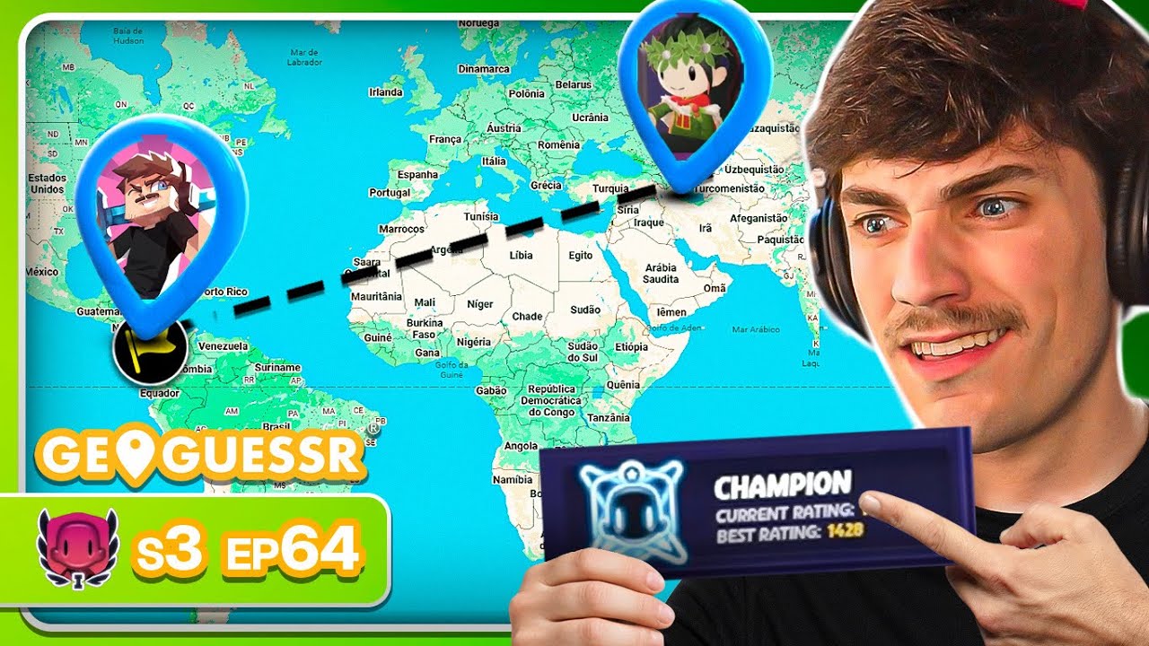 JOGUEI CONTRA CHAMPION | GeoGuessr 