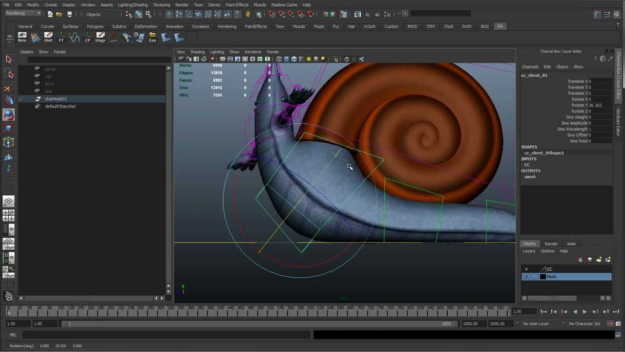 67 - Adding a centre of gravity control (Cartoon character rigging series)