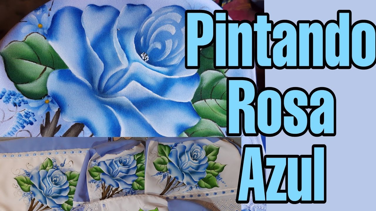 como pintar rosa azul para kit de cozinha