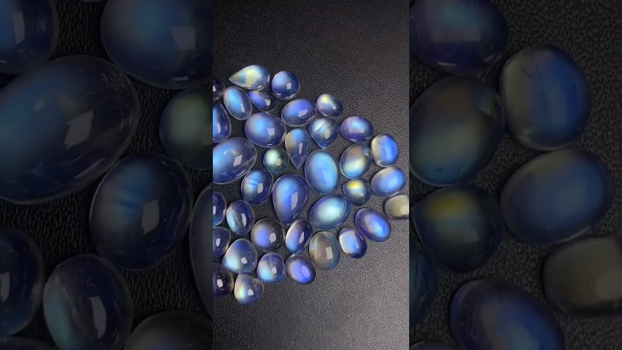 A+natural blue moon stone no heatead original colour #shorts #bluemoon #gemstones