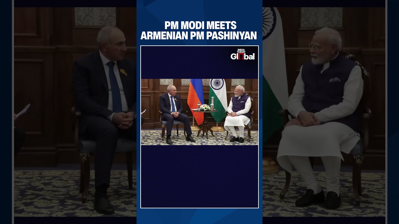 PM Modi Meets Armenian PM Pashinyan on Sidelines of SCO Summit in Bishkek