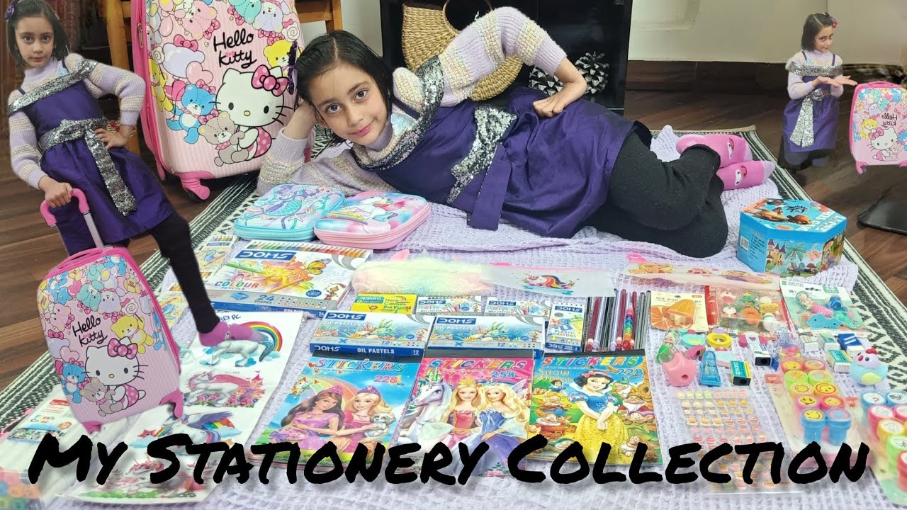 My stationery collection | Unique station collection | box full of stationery | unboxing stationery 