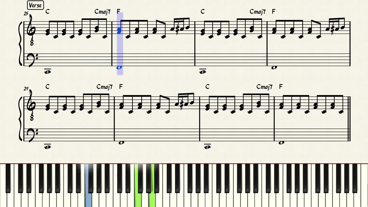 Imagine - John Lennon | Piano accompaniment