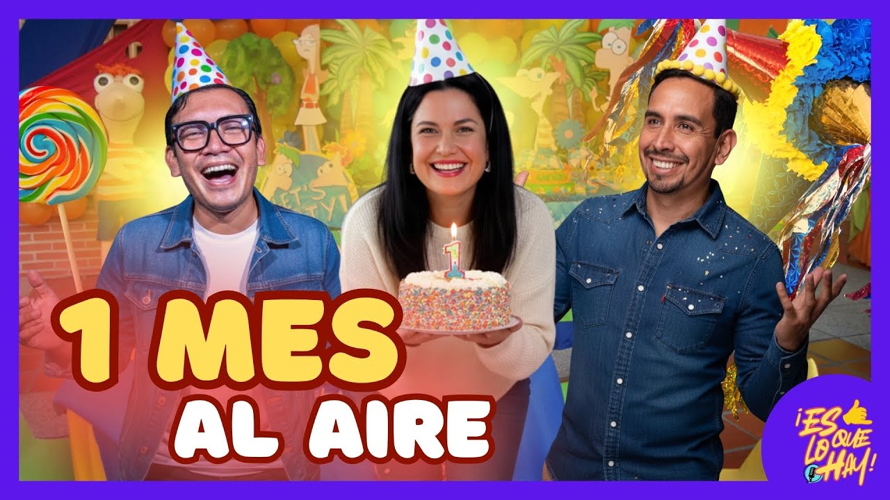 ES LO QUE HAY CUMPLE 1 MES AL AIRE 🥳🎉 CELEBRALO CON NOSOTROS