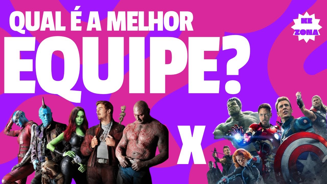 OS GUARDIÕES DA GALÁXIA SÃO UMA EQUIPE MELHOR QUE OS VINGADORES!!! #mcu #marvel