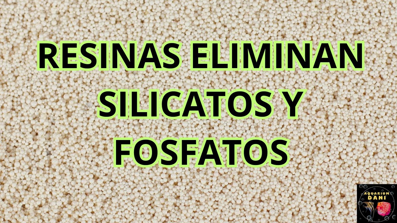 RESINA PARA ELIMINAR SILICATOS Y FOSFATOS EN ACUARIO DE AGUA DULCE PARA ELIMINAR ALGAS.