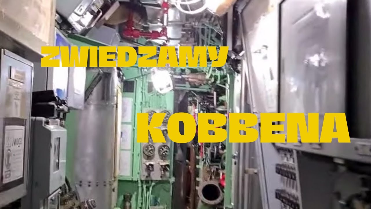 Okręt podwodny Kobben przed wyjęciem silnika