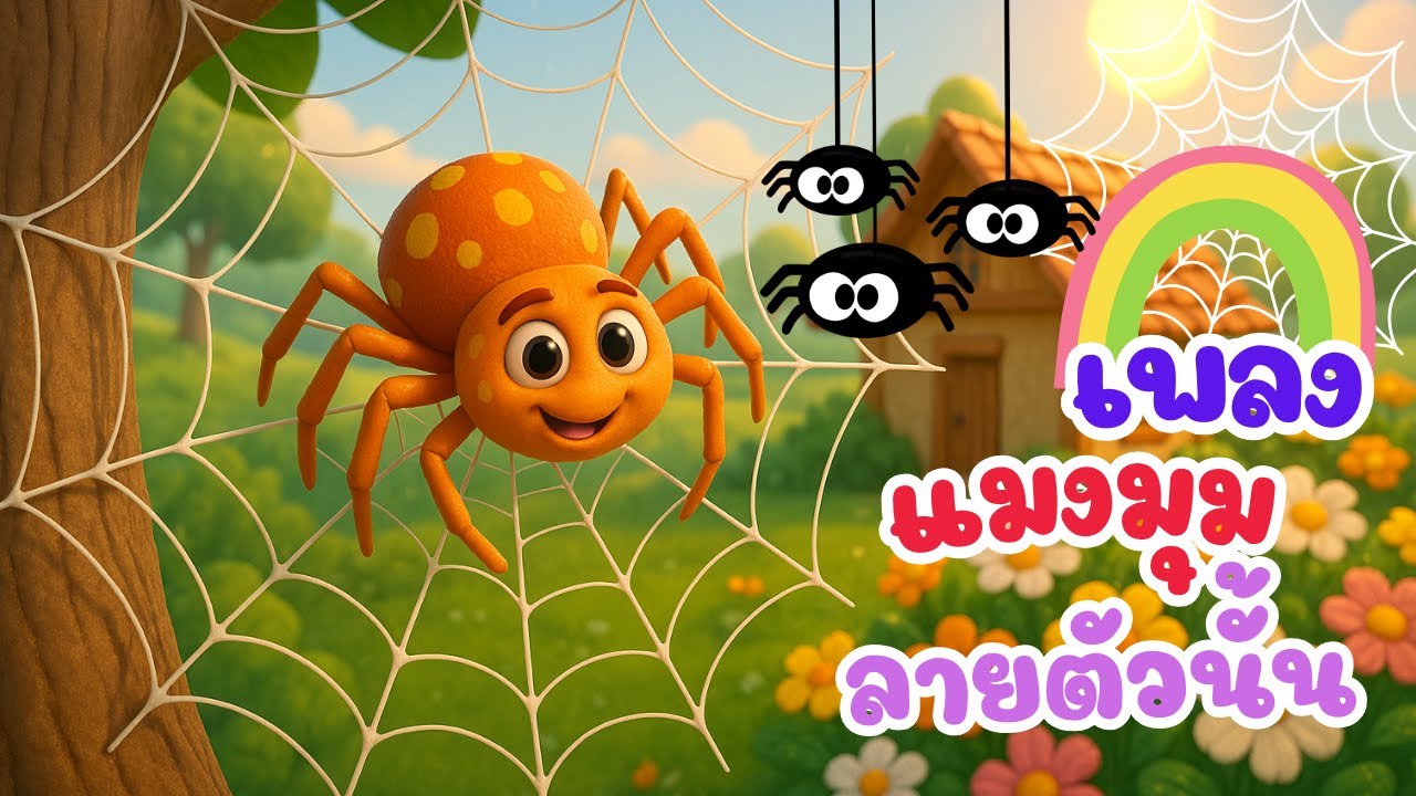 เพลงเด็กในตำนาร แมงมุมลายตัวนั้น  #เพลงเด็ก #เพลงอนุบาล #เพลงสำหรับเด็ก #เพลงเด็กน่ารัก