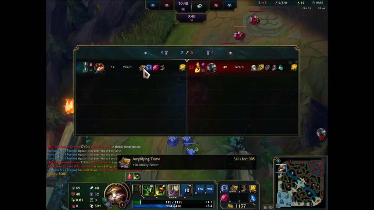 Never play Teemo against Mordekaiser