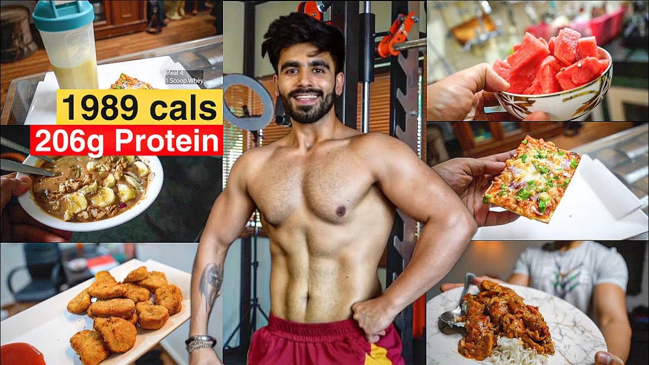 Full Day of Eating 1980 Calories 206gm Protein for Fat Loss | NEW RECIPES &  FREE WORKOUT INCLUDED