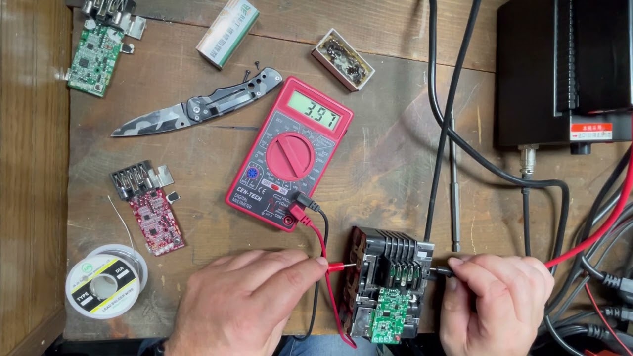 Как поменять bms плату Milwaukee 18v