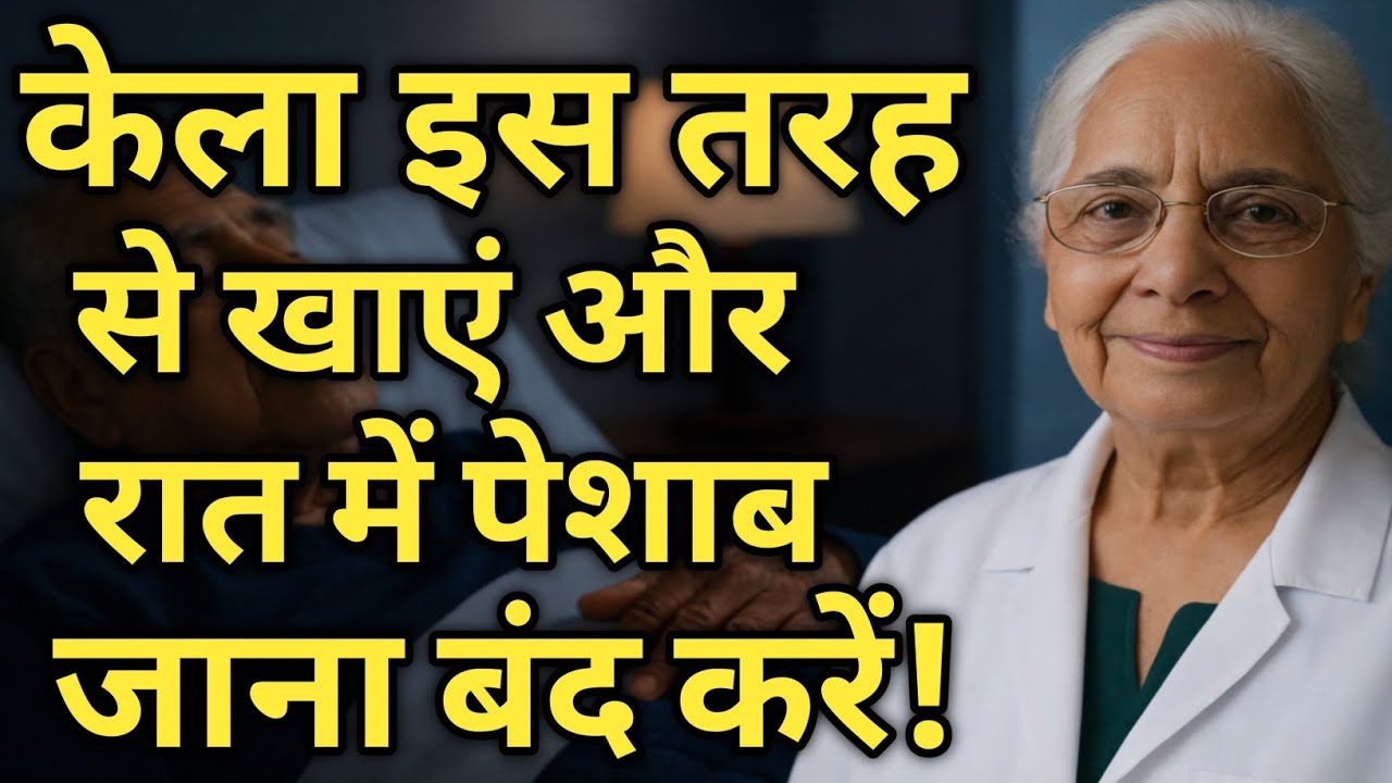 🍌रात में बार-बार पेशाब से छुटकारा? बुज़ुर्गों के लिए केला खाने का सही तरीका जो बदल सकता है आपकी नींद