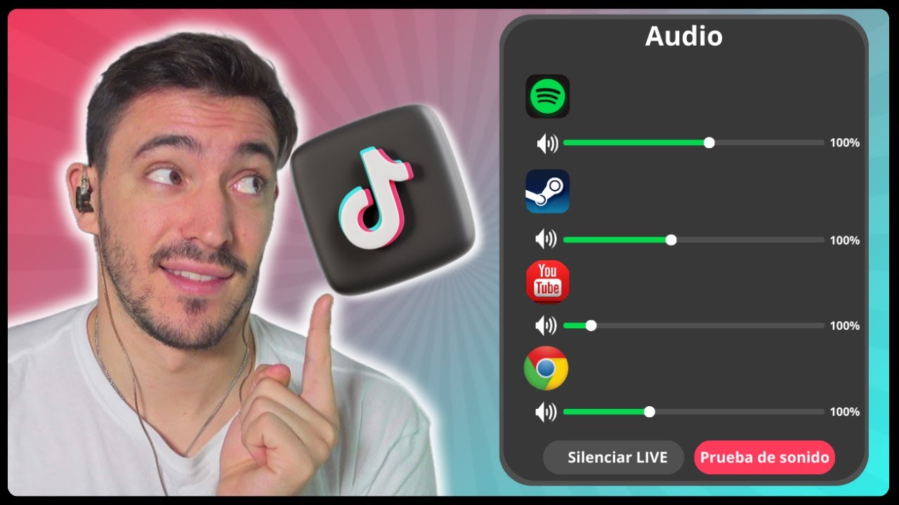 Cómo DIVIDIR AUDIO en TIKTOK LIVE STUDIO | Tutorial Completo