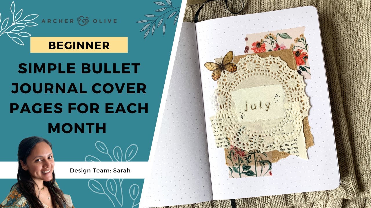 1 Year Of Quick & Easy Bullet Journal Cover Pages | Bujo Set Up In Less Than 10 Minutes!