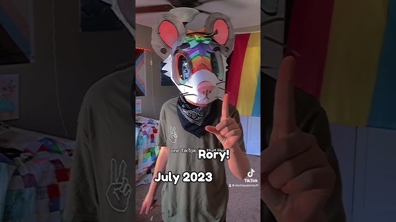 Hey, kids! Practice makes perfect :D #furry #paperfursuit #fyp