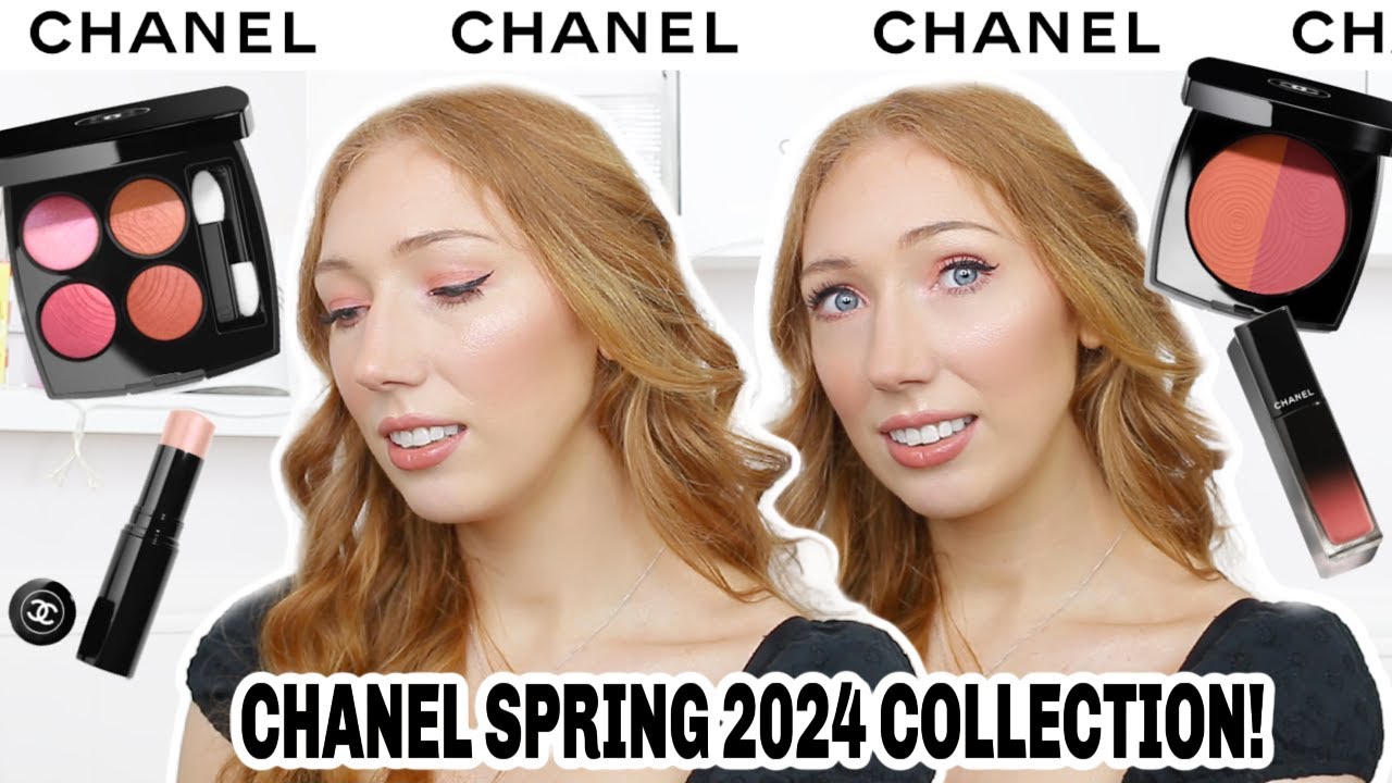 NEW CHANEL SPRING 2024 MAKEUP COLLECTION | Les 4 Ombres 88 Coral Treasure, Mermaid Glow & Sea Shell
