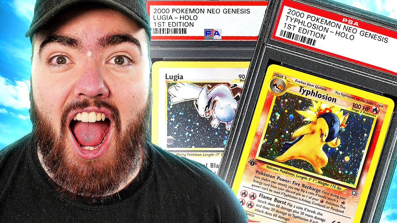 My $10,000 COMPLETE PSA 1st Edition Neo Genesis Pokemon Cards Collection! *PROUDEST MOMENT*
