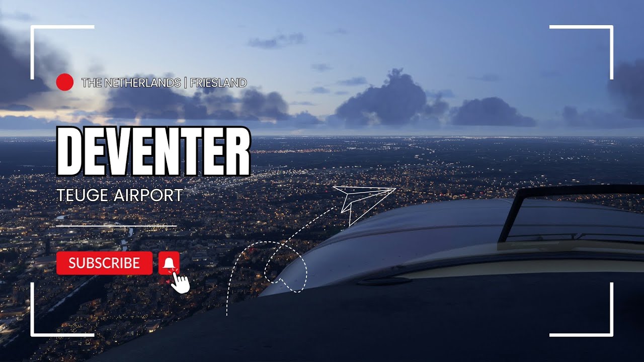 Landing in Gelderland | The Netherlands | EHTE | Teuge Airport #teuge #teugeairport #deventer