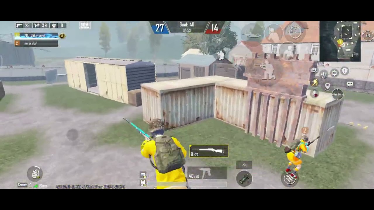 33 kils m24 chelenge 2 v 2 😈aura..#explorepage #bgmi #pubg #jonathan #payalgaming 