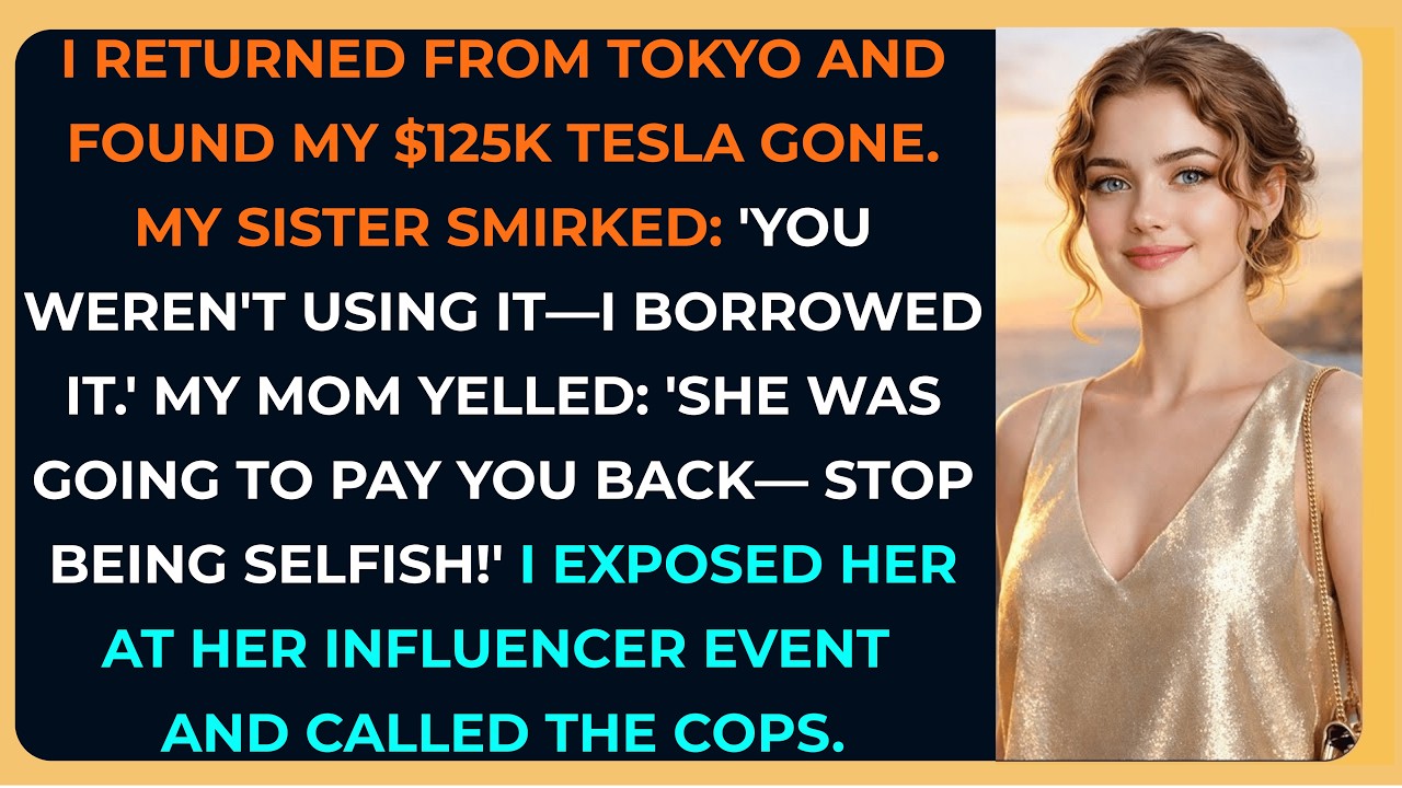I Came Home And My Sister Had Stolen My $125K Tesla. My Mom Screamed: 