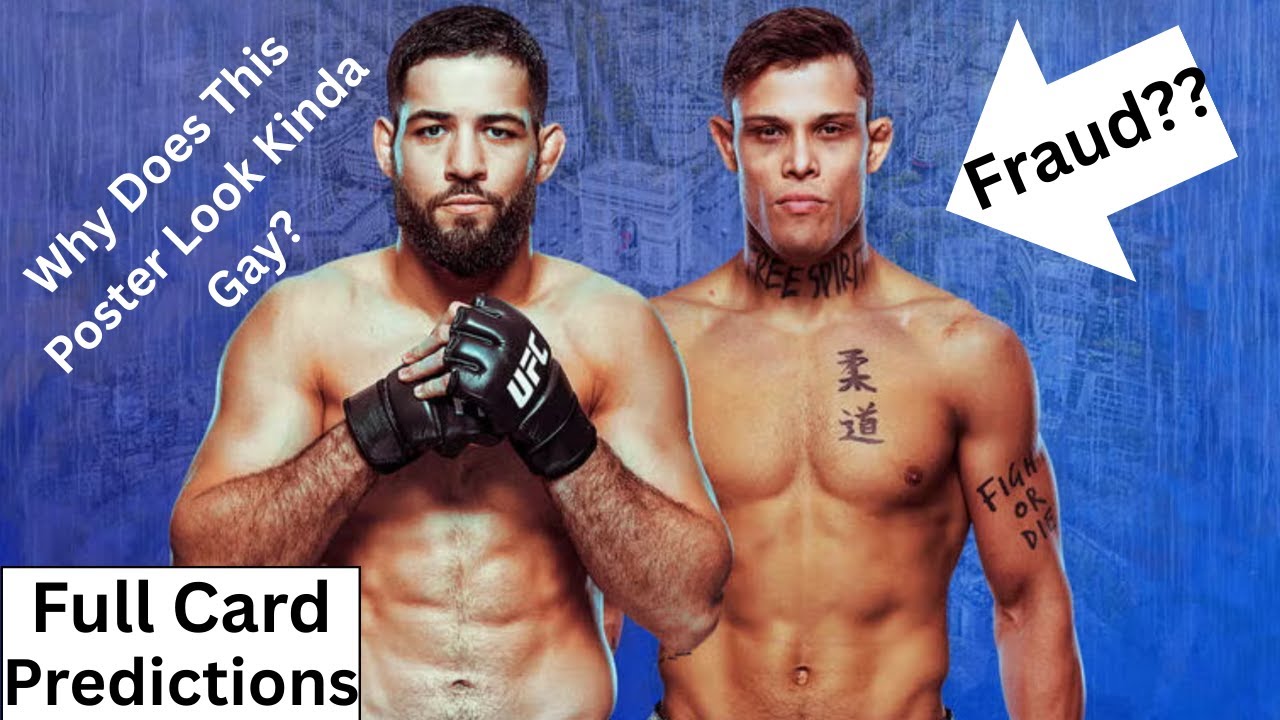 UFC Paris: Imavov vs Borralho Full Card Predictions And Breakdown