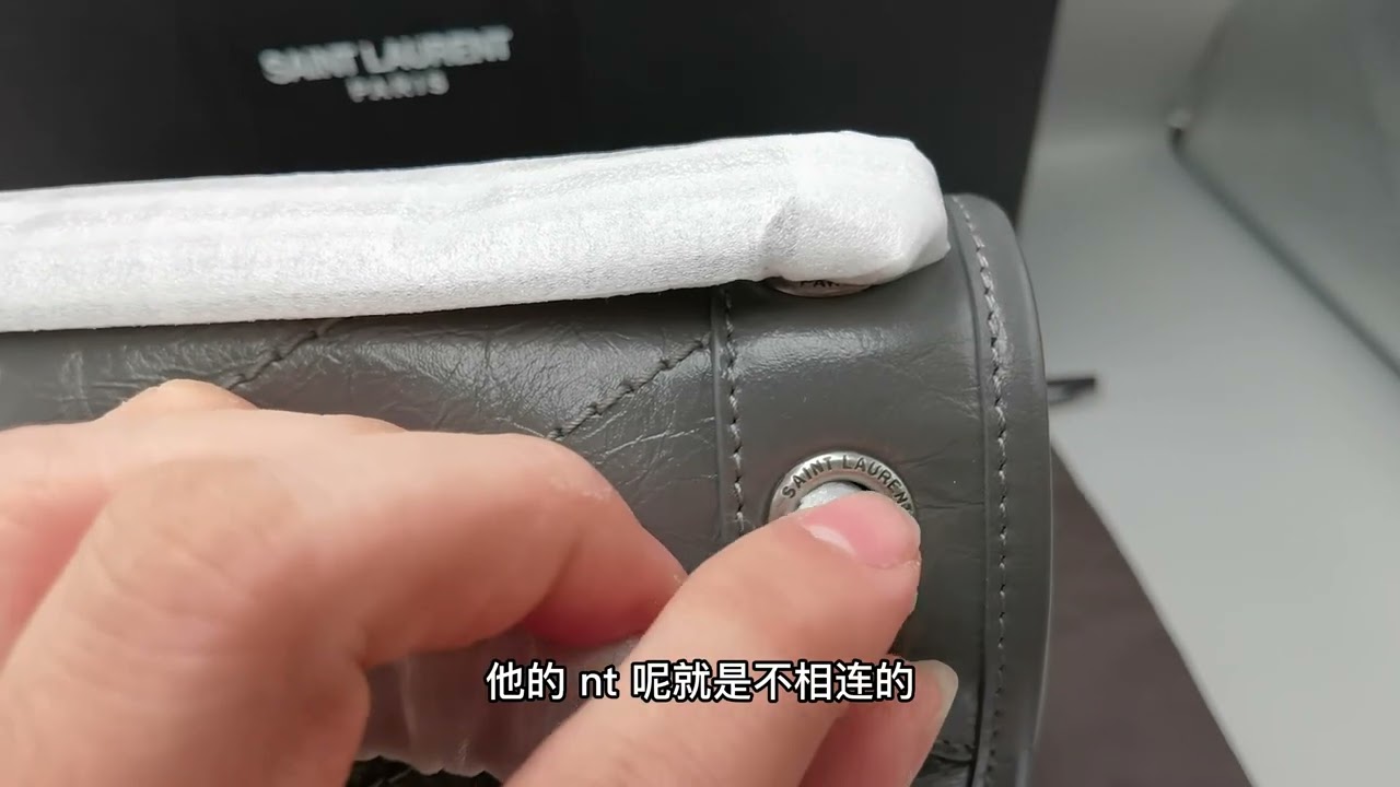 C爷出品-YSL伊夫圣罗兰NIKI包包鉴定点讲解