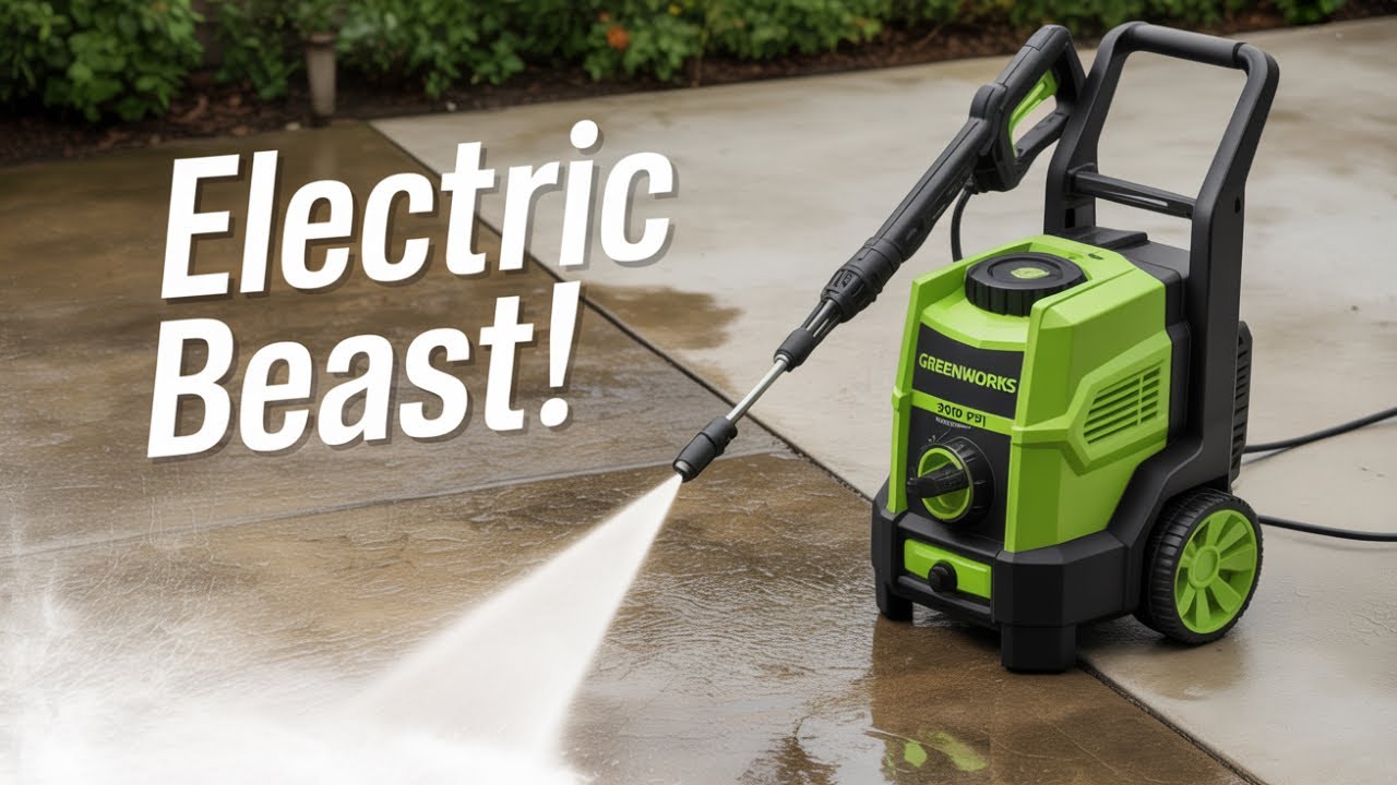 Best Electric Pressure Washer in 2025? Greenworks 3000 PSI Deep Clean Test