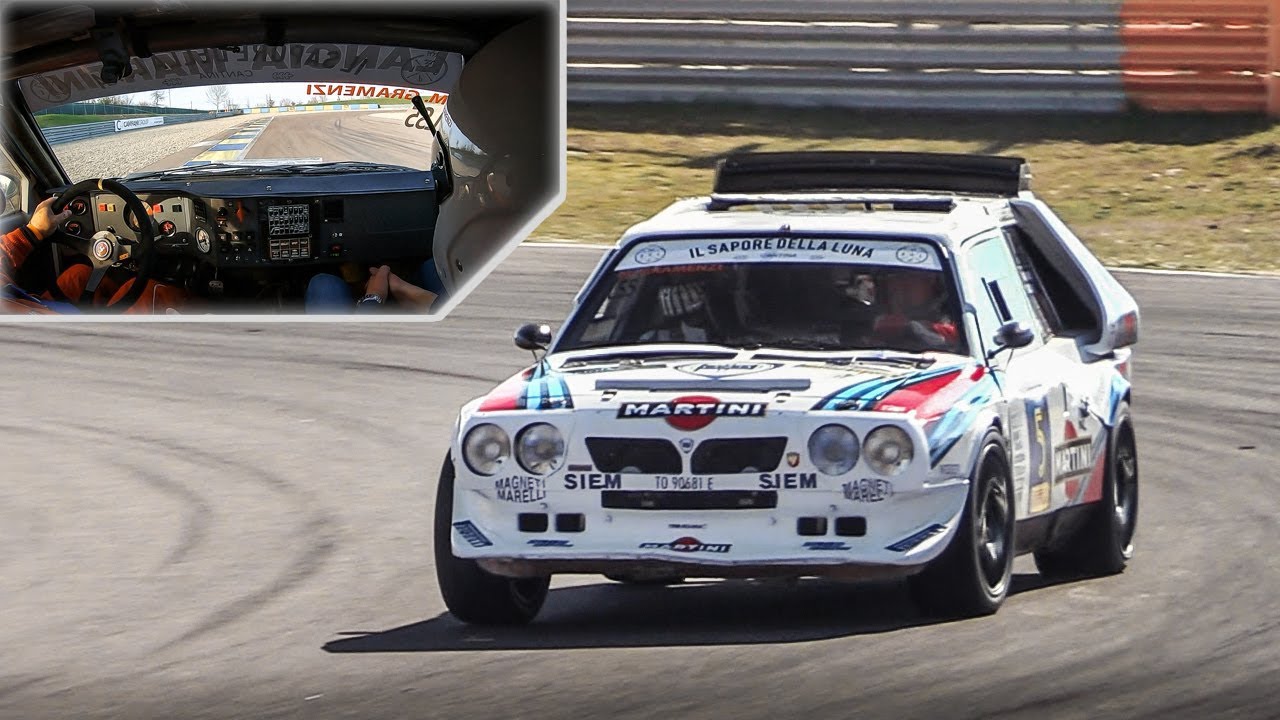 Lancia Delta S4 on track: Accelerations, Fly Bys & OnBoard!