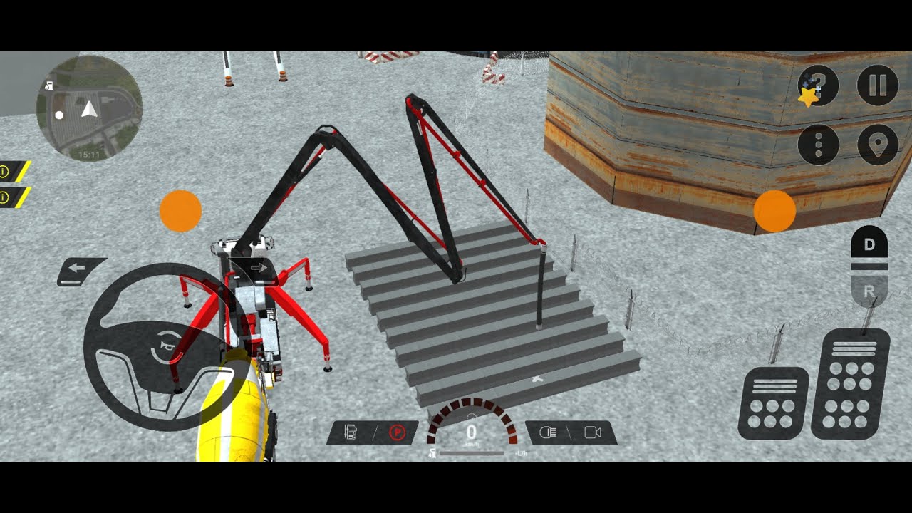 GAMEPLAY || Heavy Machines & Construction || Concrete Mixer || Concrete Pump || Career Mode