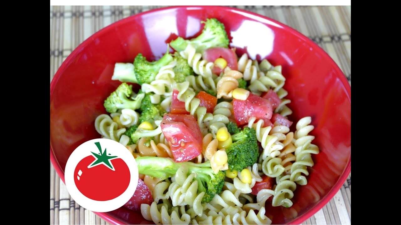 Ensalada de pasta Primavera (vegetariana)
