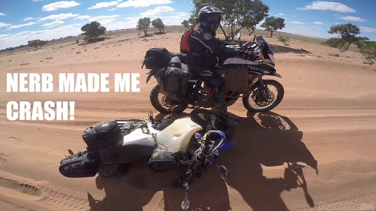 NERB MADE ME CRASH! - Googs Track Desert Adventure! WR250R - Part 11!