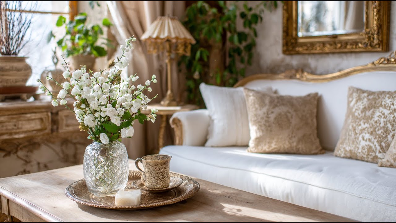 Neutral Winter Vintage Decorating Ideas for a Calm, Elegant, and Cozy Home Look!