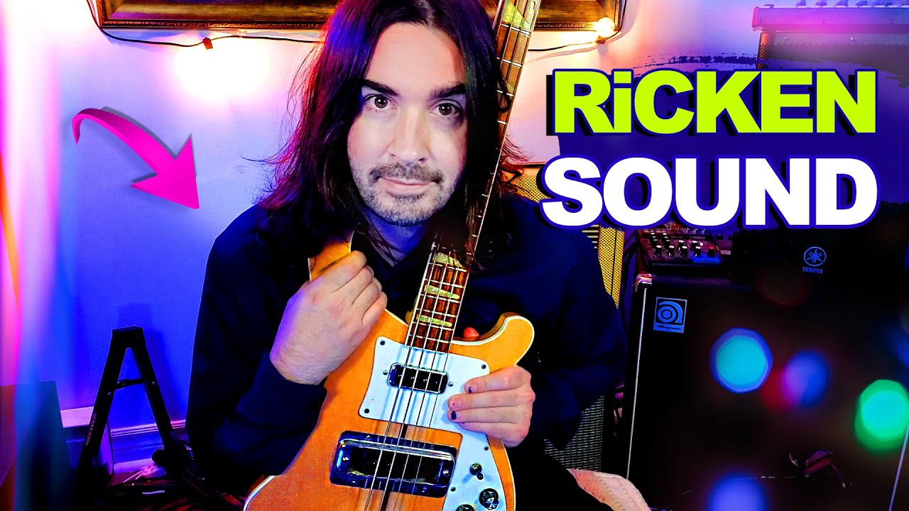 How to get the iconic Rickenbacker Bass sound when recording ► Music Studio Vlog