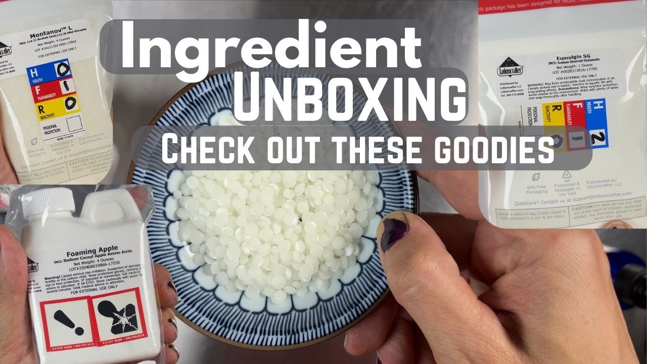 Skincare Formulator&rsquo;s Ingredient Haul | Emulsifiers, Preservatives & Surfactants Unboxing