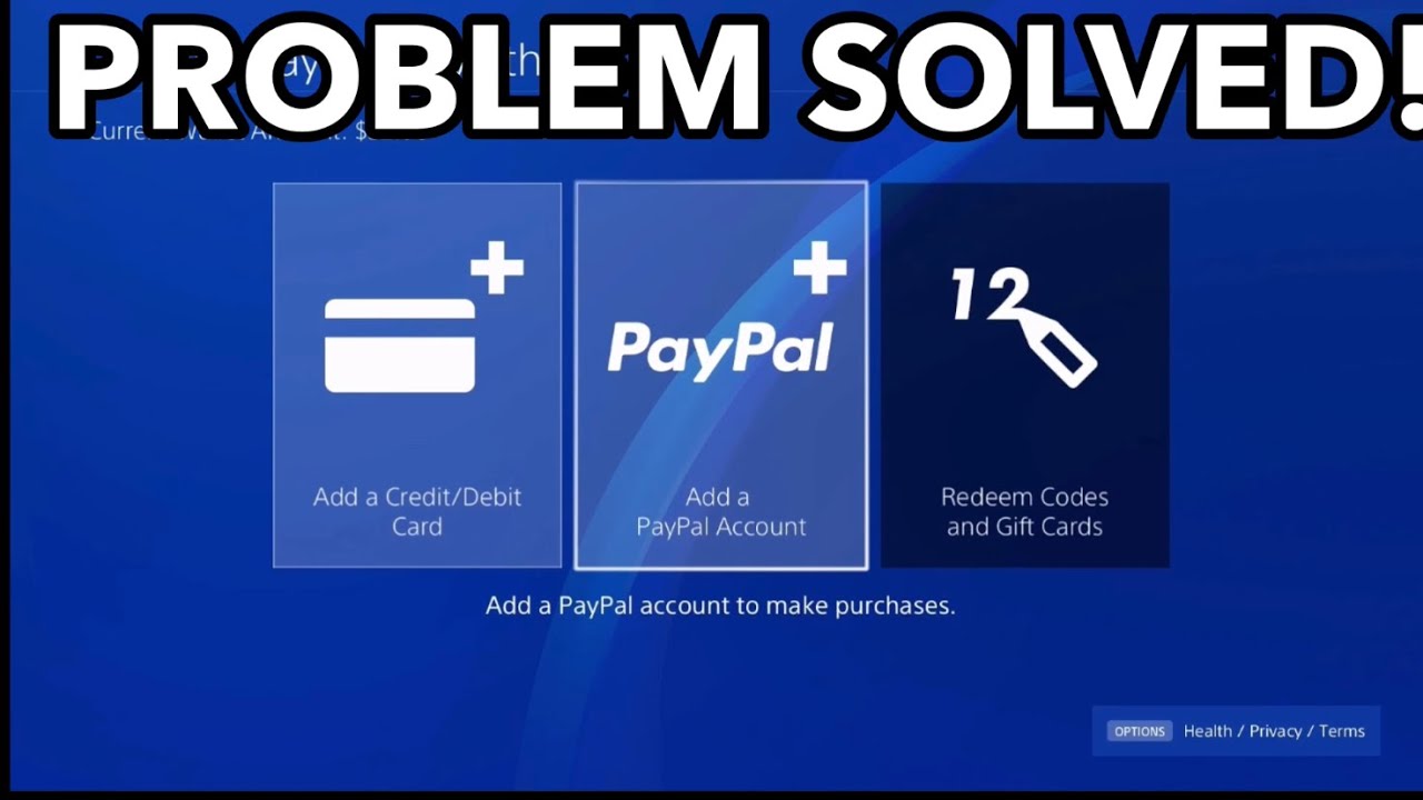Не можете совершать платежи из кошелька PSN? *РЕШЕНО*