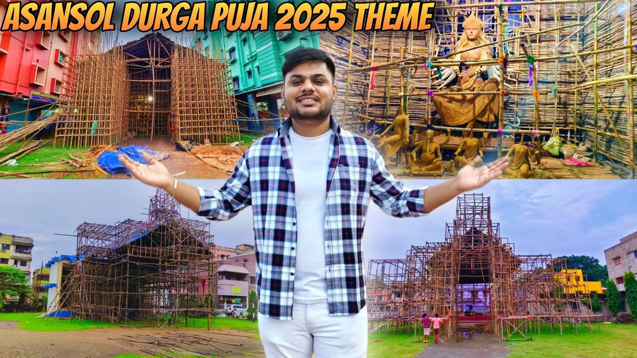 Asansol Durga Puja Pandal 2025 Theme | Durga Puja 2025 Asansol Pandal | Asansol Vibes