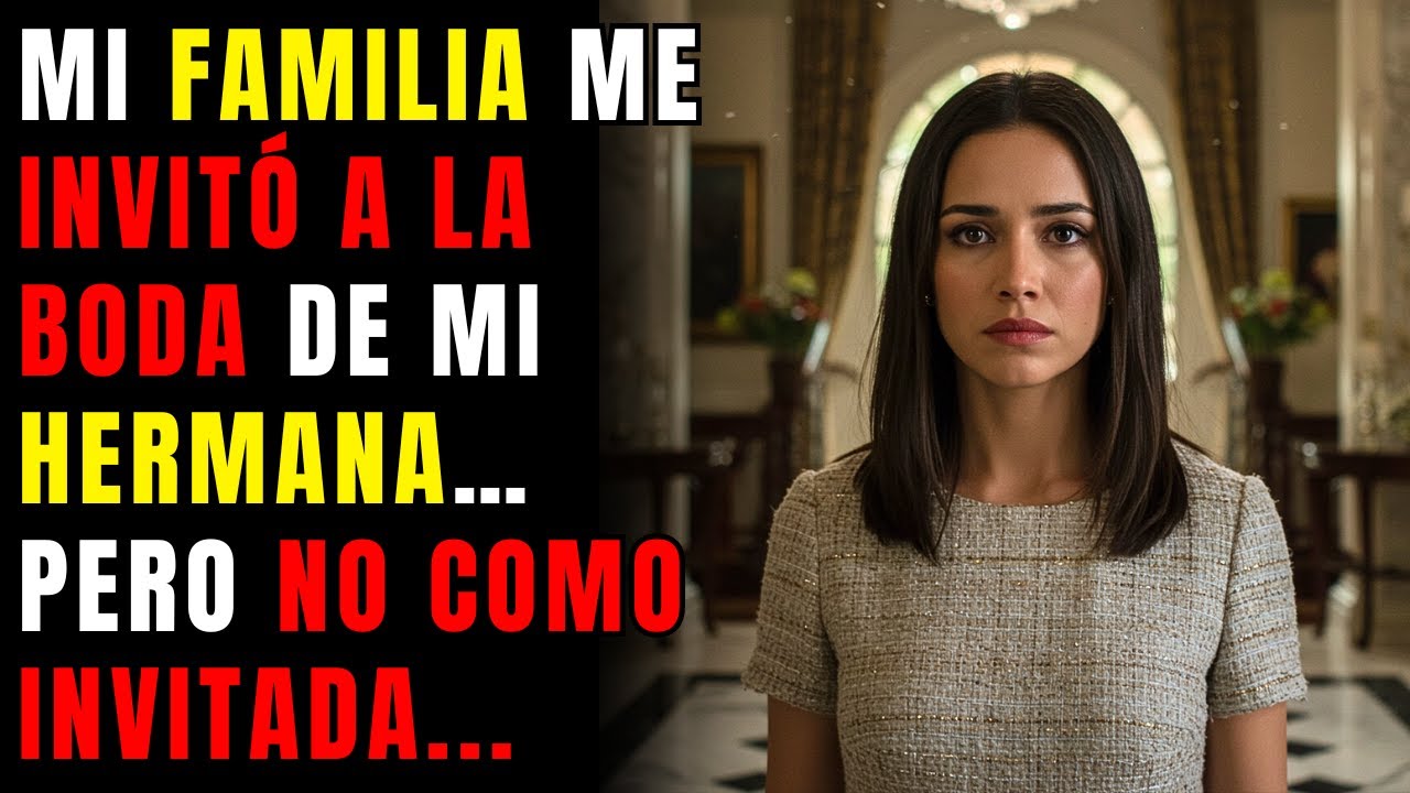 Mi familia me invitó a la boda de mi hermana… pero no como invitada, sino como la sirvienta. Nadie..