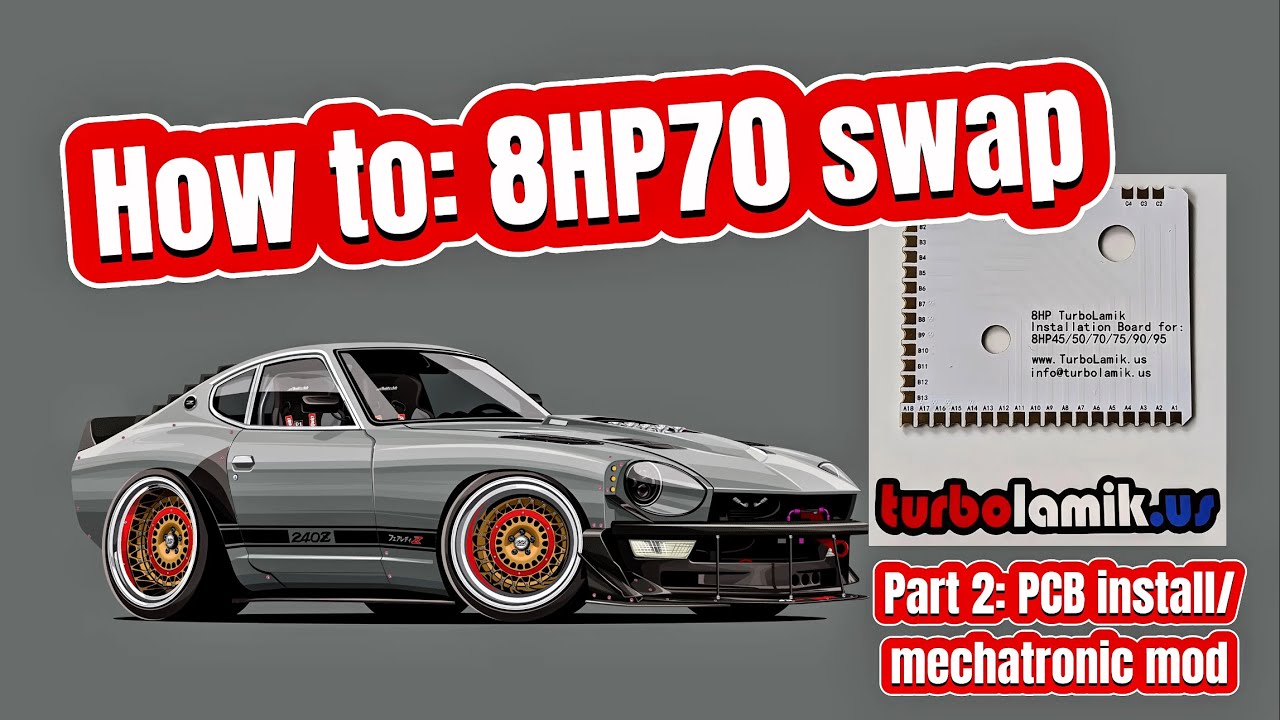 How to LS 8HP transmission Swap Part 2: pcb install/mechatronic mod