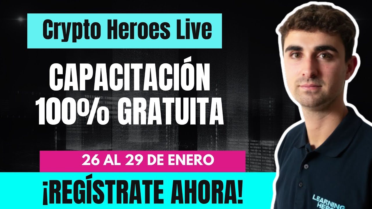 Explora el futuro de las criptomonedas 4 clases gratis de Crypto Heroes LIVE