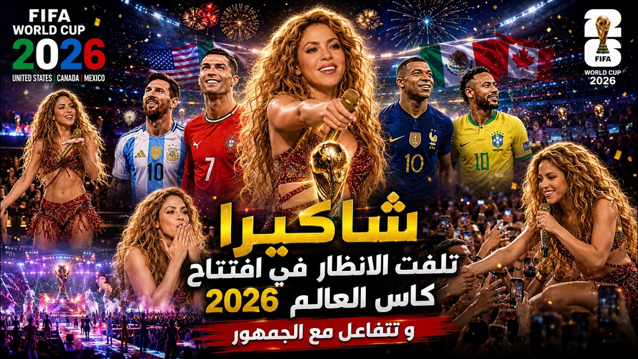 لحظة ظهور شاكيرا في افتتاح كاس العالم 2026 