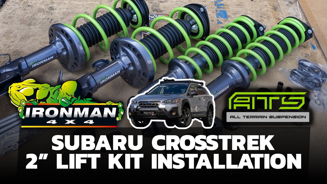 Улучшенная производительность Crosstrek? @Ironman4x4America ATS 2-дюймовый лифт-комплект