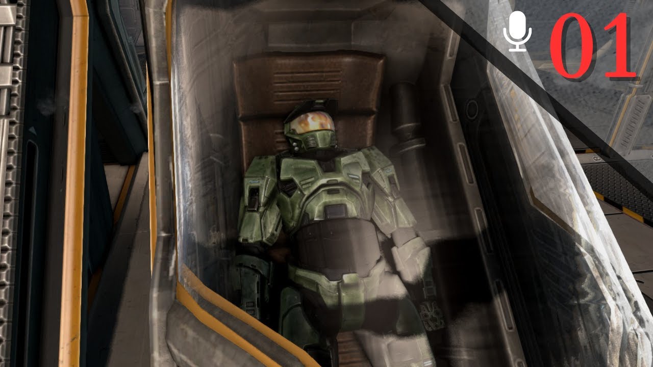 01 - Halo Combat Evolved Anniversary - A nave está sendo atacada!