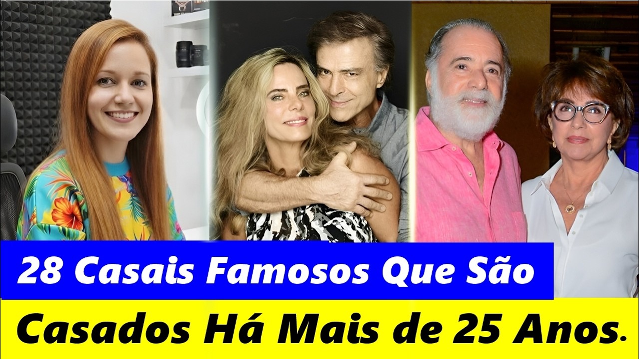 Veja 28 casais famosos que estão casados há mais de 25 anos