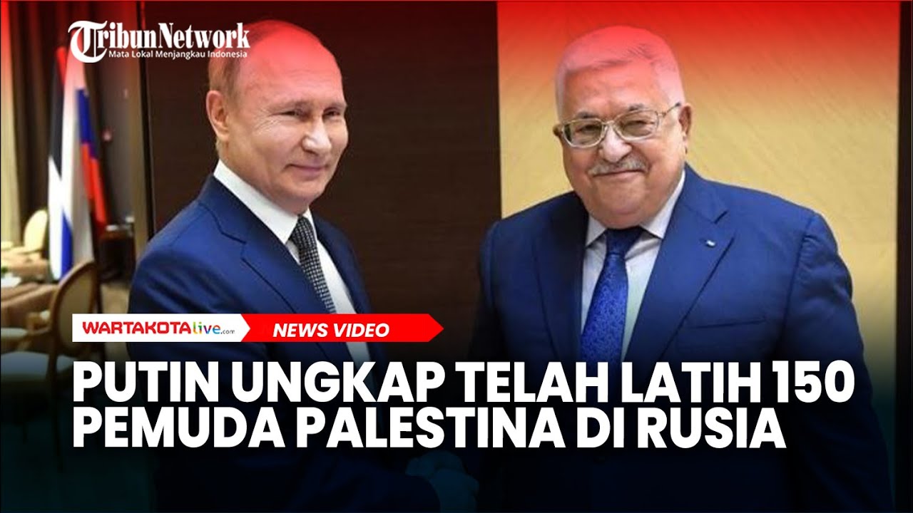 Putin Ungkap Telah Latih 150 Pemuda Palestina di Rusia