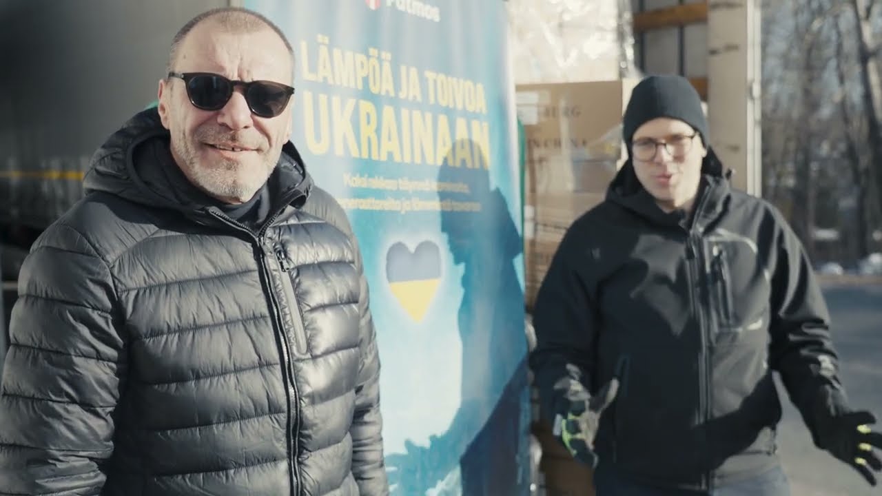 Rekkalasteittain Patmoksen apua Ukrainaan