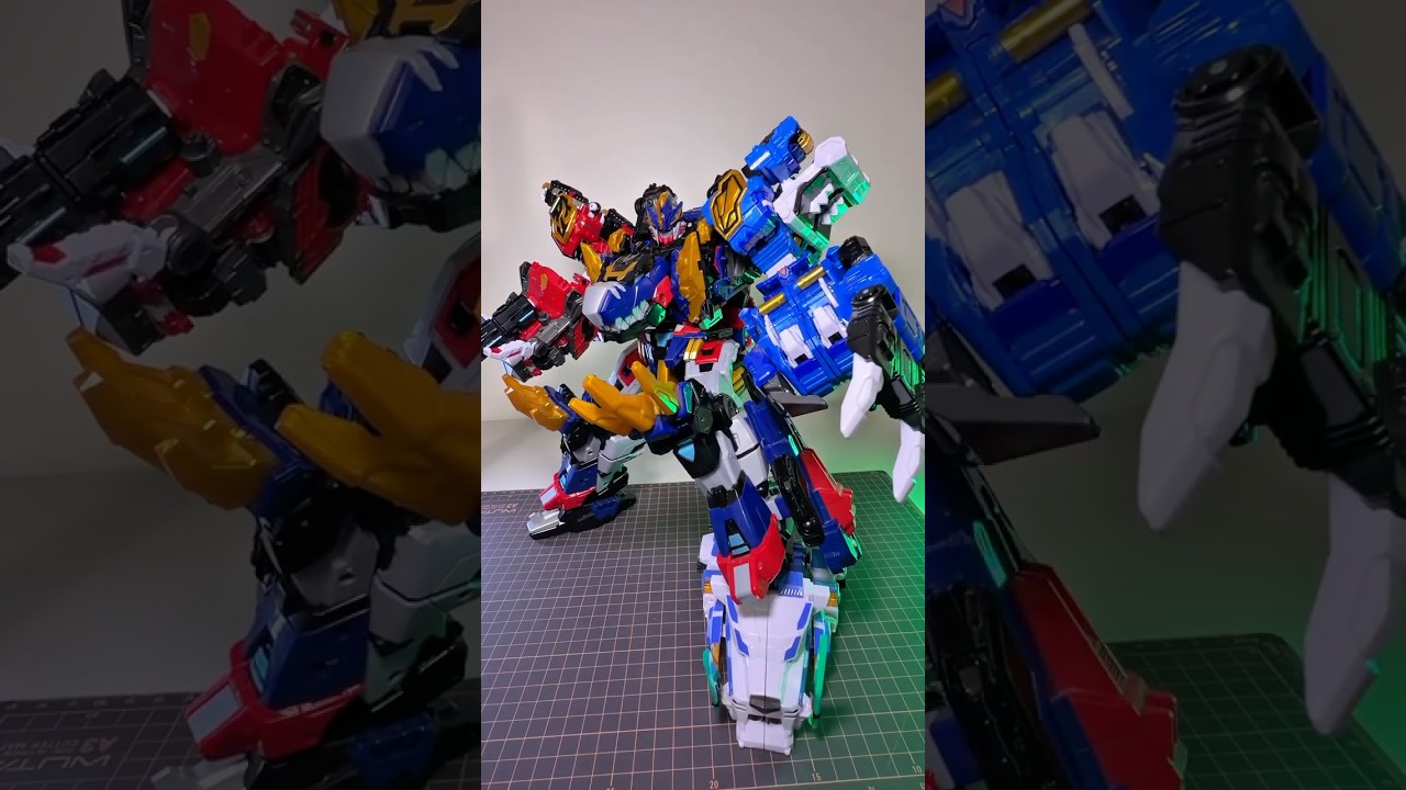 Transforming Robot Figure | Miniforce Dinoid Frozen Tiger | SAMG 미니포스 다이노이드 