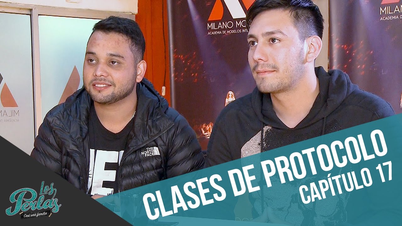 Dash y Cangri en clases de protocolo | Los Perlas